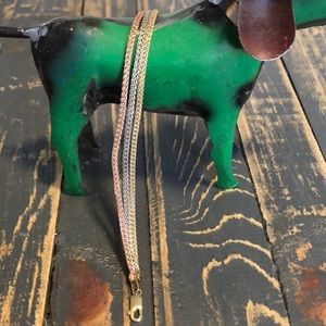 14kt trim color mesh bracelet ❤️